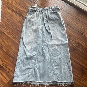 Levi maxi skirt